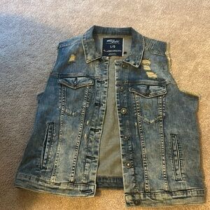 Silver Jean co denim vest